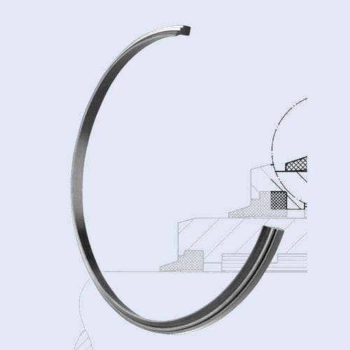 Schaber-Dichtung - AI-ST series - Hunger - NBR / PTFE / profiliert