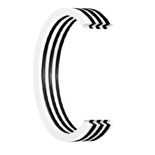 O-Ring-Dichtung - DMD series - Hunger - NBR / PTFE / V-förmig