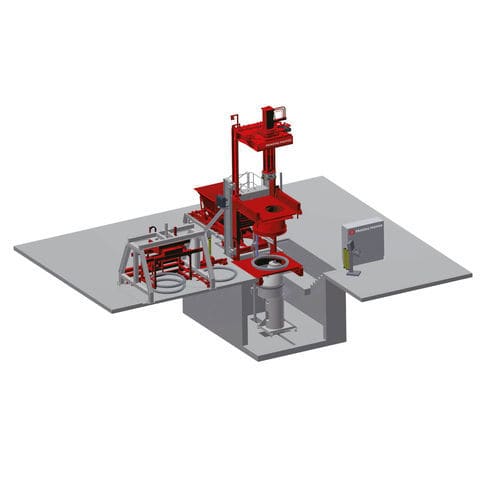 Produktionsanlage für Betonprodukte - MISTRAL - TOPWERK - für Kisten / für Betonrohre / für Betonschacht