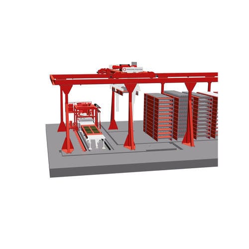 Produktionsanlage für Betonprodukte - ZELUS - TOPWERK - automatisch