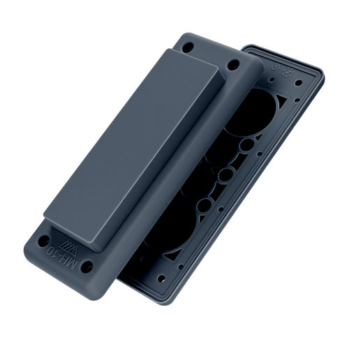 IP55-Kabeldurchführungsplatten - MH 10 Black - Trelleborg Cable Entry Solutions - mit Anschlag / für Schaltschrank / für Hygieneanwendungen