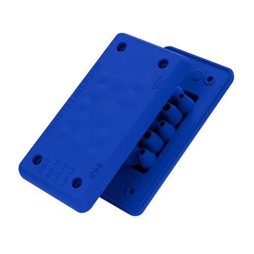 IP66-Kabeldurchführungsplatten - MH-10 F 12-1 FDA - Trelleborg Cable Entry Solutions - für Kabel / für Schaltschrank / für Hygieneanwendungen