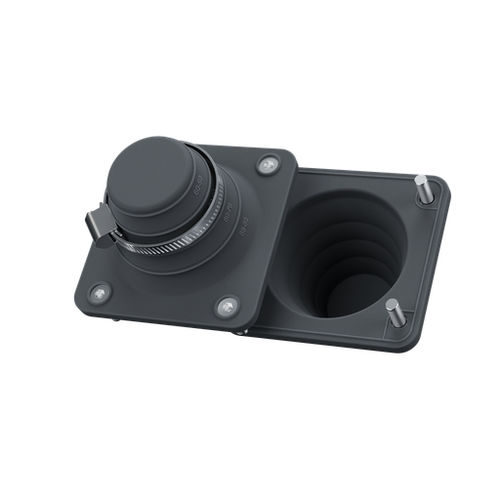 IP66-Kabeleinführung - T-CG 50-88 BLACK UL94 V-0 - Trelleborg Cable Entry Solutions - für Kabel