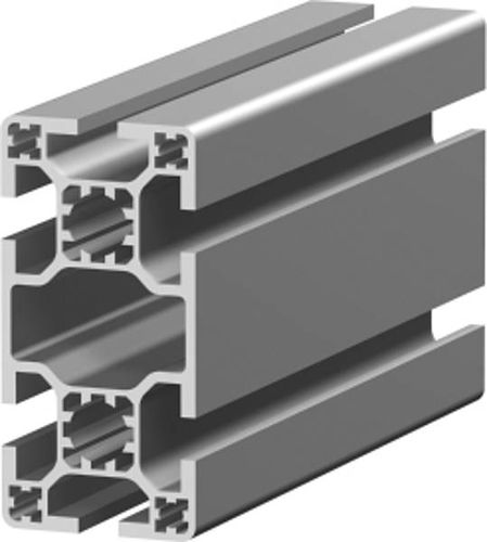 Aluminiumprofil - 1.11.040080.64LP - MayTec - rechteckig / für Industrieanwendungen / für Maschinenrahmen und -gehäuse