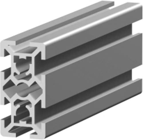 Aluminiumprofil - 1.10.020040.64LP - MayTec - T / rechteckig / für Reinraum