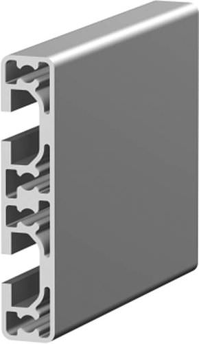 Aluminiumprofil - 1.09.016080.24LP - MayTec - T / rechteckig / für Reinraum