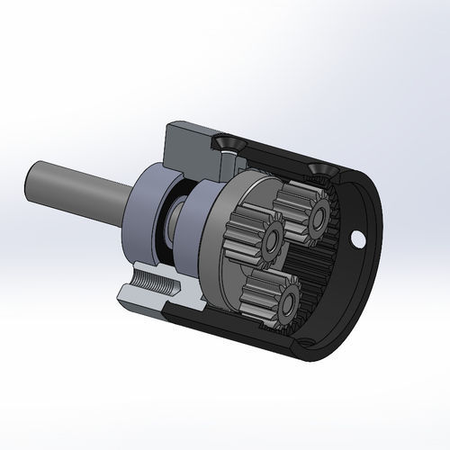 Epizyklisches Getriebe - D28STE1 - Tornomatic Pontirolo srl - koaxial / mit Vollwelle / einstufig
