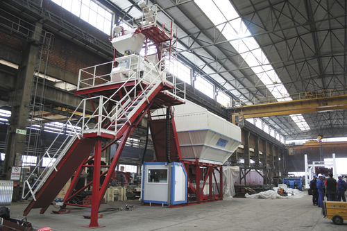 Festinstallierte Betonmischanlage - GSP-35 - GÜRİŞ - kompakt
