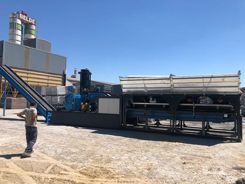Mobile Betonmischanlage - GÜRİŞ - kompakt / automatisch