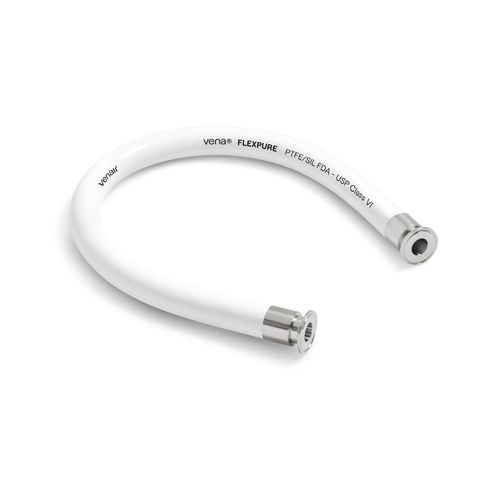 Schlauch für Pulver - Vena&reg; Flexpure - Venair - Silikongummi / Edelstahl / PTFE