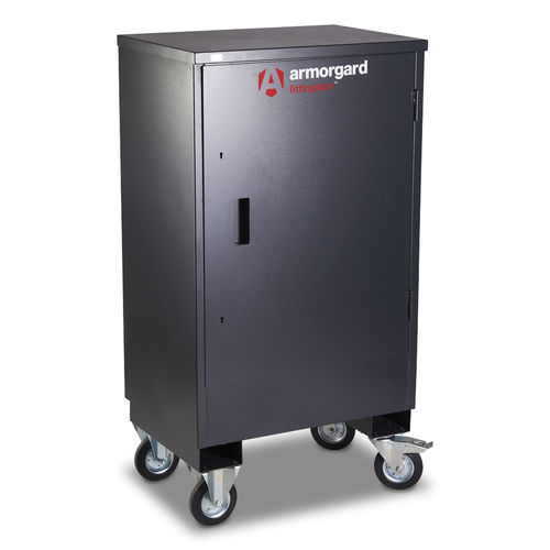 Lagerschrank - FC series - Armorgard Ltd - auf Rollen / mit Schwingtür / Fachböden