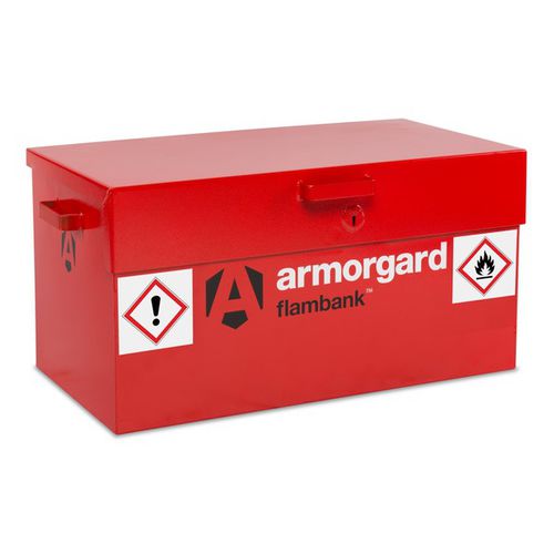Stahlbehälter - FB series - Armorgard Ltd - für Gefahrstoffe / für Chemikalien / mit Deckel