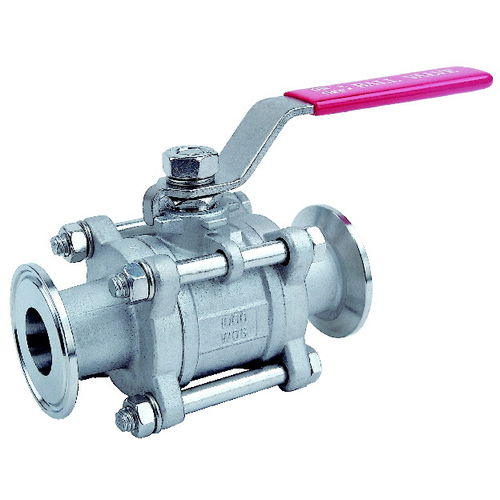 Kugelventil - BT-V3SAN - BOLA-TEK Mfg.Co - Hebel / 3-teilig / für Hygiene