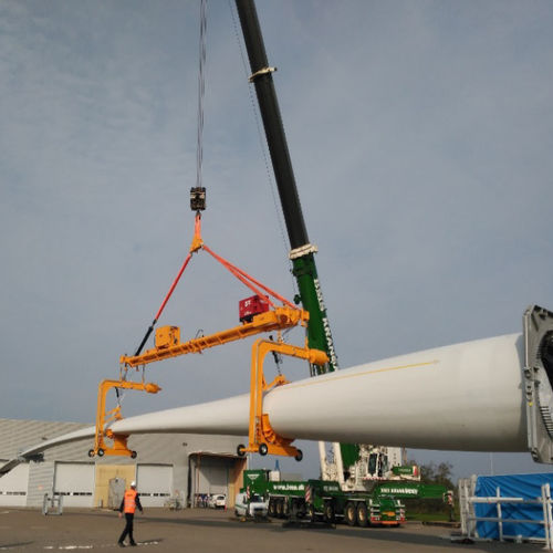 Transportklammer für Windkraftanlagen-Rotorblätter - GE-ASBI25t - Airpes