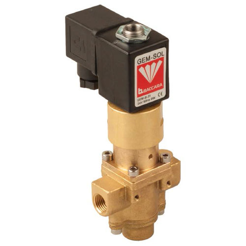 Vorgesteuertes Magnetventil - GEM-SE - BACCARA AUTOMATION - 3-Wege / Wasser / Luft