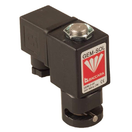 Quetsch-Magnetventil - GEM-P - BACCARA AUTOMATION - 2-Wege / NC / Aluminium