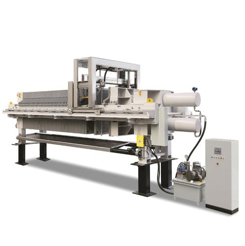 Rahmenfilterpresse - Jingjin Environmental Protection Inc. - automatisch / vertikal / zur Abwasserbehandlung