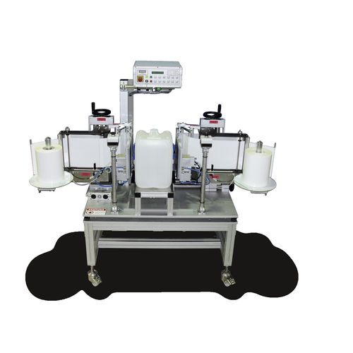 Halbautomatisches Etikettiersystem - TNC-2f - b+b Automations- und Steuerungstechnik GmbH