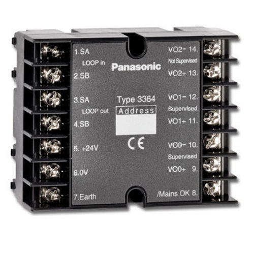 E/A-Modul / 2 E/A - 3364 - Panasonic Fire & Security Europe AB - Temperatur / programmierbar / IP67