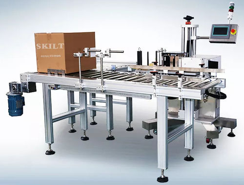 PLC-gesteuertes Etikettiersystem - RPLM-ALX924 - skiltpack - zur Seitenetikettierung / für die Lebensmittelindustrie / für selbstklebende Etiketten