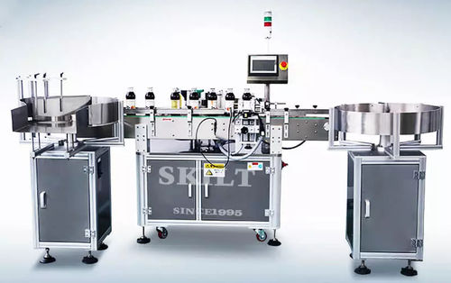PLC-gesteuertes Etikettiersystem - PLM-DS Series - skiltpack - für Flaschen