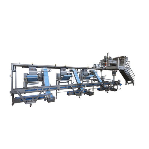Kontinuierlicher Industriemischer für Nudelteig - GR.IM series - CASTIGLIONI - Mit Einzelbehälter / Mit Doppelbehälter