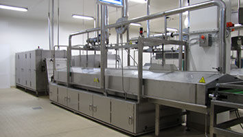 Nudelproduktionsanlage für frische Nudeln - Food Tech S.r.l. - für kurze Nudeln / mit Pasteurisierung / mit Kühlung