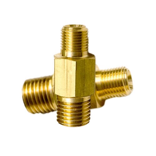 Messingnippel - Vaishnavi Metal Products - Gewinde / sechseckig / rechtsseitig