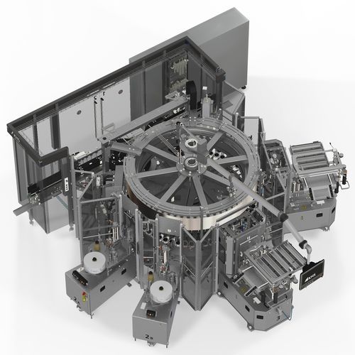 Automatische Etikettiermaschine - Neo Flex - KHS GmbH - für Flaschen / für die Lebensmittel- und Getränkeindustrie / für selbstklebende Etiketten