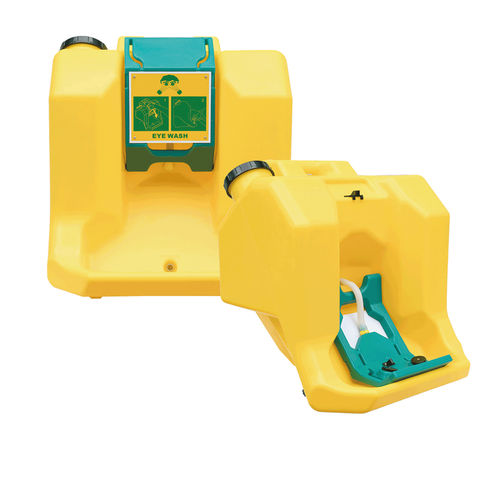 Tragbare Augendusche - P100 - Fortune Protection Safety Ltd. - wandmontiert / Kunststoff / Tank