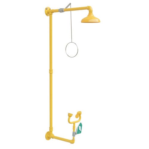 Wandmontierte Sicherheitsdusche - H series - Fortune Protection Safety Ltd. - Kunststoff / augen / für Außenbereich