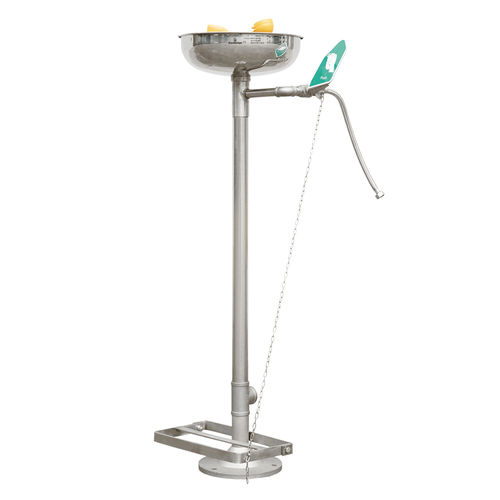Bodenstehende Augendusche - SS-E100 - Fortune Protection Safety Ltd. - Kunststoff