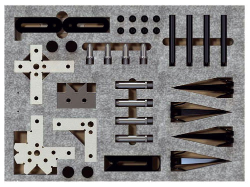 Manuelles Spannmittelset - ALUMESS.easyloc-LA - Spreitzer GmbH & Co. KG - Präzisionswerkzeuge - Laserschweißen / für Lasergravur / Lasermarkierung