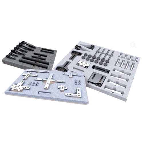 Mechanisches Spannmittelset - ALUMESS.easyloc TB - Spreitzer GmbH & Co. KG - Präzisionswerkzeuge - für Koordinatenmessmaschine / für optische Messgeräte / Flachprofil