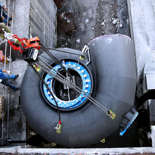 Francis-Turbine - ZECO - hydraulisch / für Stromerzeugung / vertikal