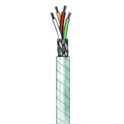 Datenkabel elektrisch -  LITCT 2 x 0,06 - Metrofunk Kabel-Union - isoliert / geschirmt / Hochtemperatur