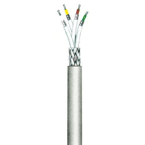 Datenkabel elektrisch - LIYCY-CY 2x0,38/38 - Metrofunk Kabel-Union - isoliert / geschirmt / mehrstrangig