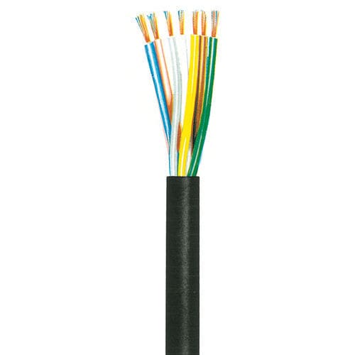 Datenkabel elektrisch - LifYY 2x0,5/54 - Metrofunk Kabel-Union - isoliert / abriebfest / mehrstrangig