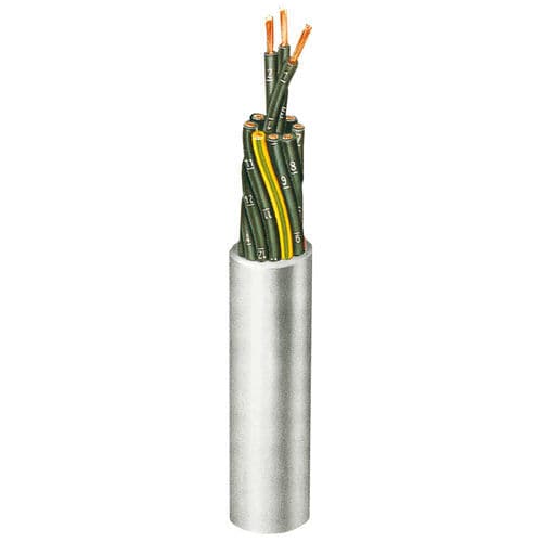 Datenkabel elektrisch - HO5VV5-F-JZ 3 X 1,0 - Metrofunk Kabel-Union - ölbeständig / Mehrdraht / Steuerung