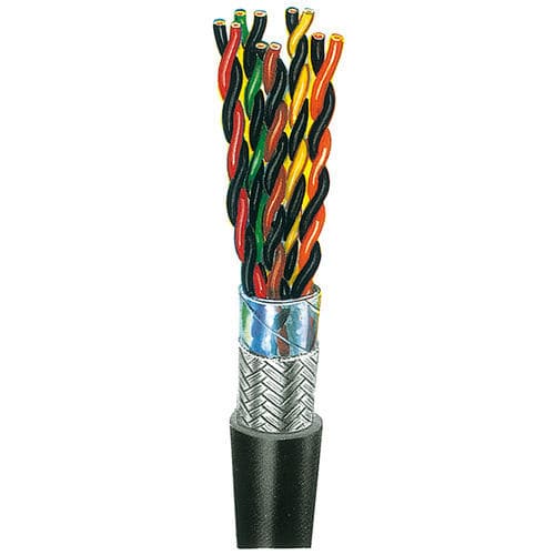 Datenkabel elektrisch - Medox 4P x AWG 26 C UL  - Metrofunk Kabel-Union - hitzebeständig / chemisch beständig / geschirmt