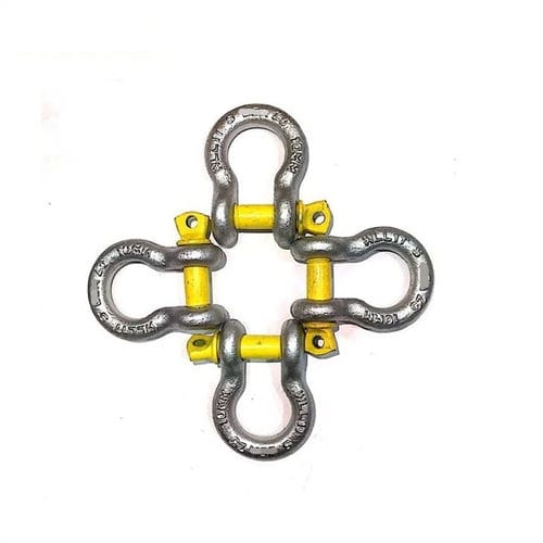 Kopfbewegte Schäkel zum Heben von Lasten - Hangzhou Zhezhong Chain Co., Ltd. - Edelstahl / Schrauben