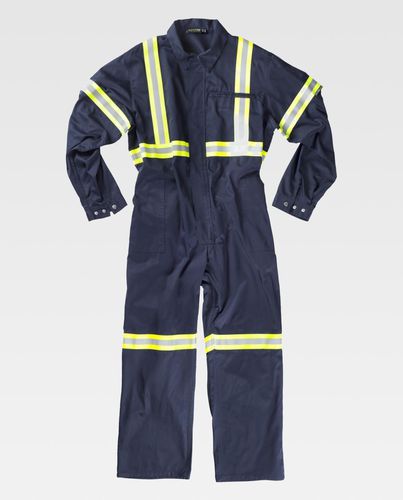 Baumwolle-Overall - B5236 series - WORKTEAM - Polyester / unisex / blau