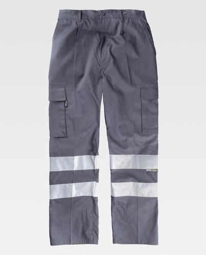 Arbeitshose - B1447 series - WORKTEAM - Baumwolle / unisex / blau