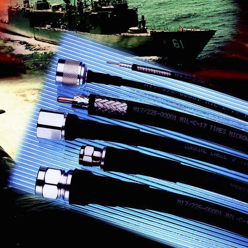 RF-Stromkabel - Times Microwave Systems - koaxial / schwerentflammbar / abriebfest