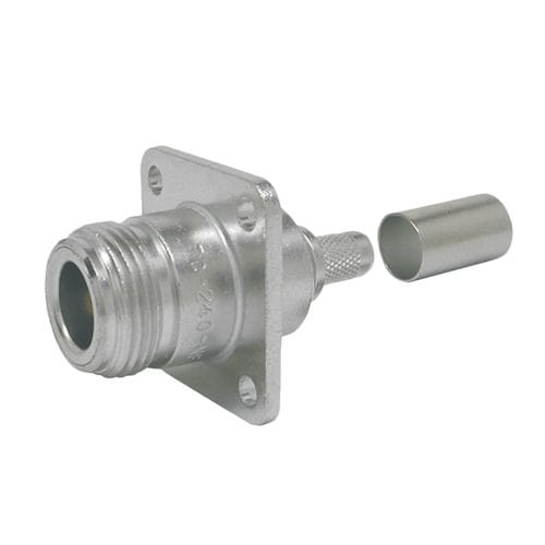 Steckverbinder für Schalttafelmontage - TC-240-NF-BHFA - Times Microwave Systems - RF / N-Typ / innen
