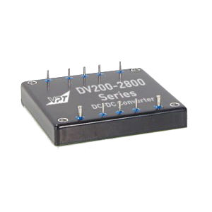 DC/DC-Wandler / mit hoher Leistungsdichte - DV200 series - VPT Inc - SMD / Schaltnetzteil / robust