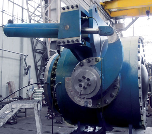 Absperrklappe - Franco Tosi - hydraulisch gesteuert / Durchsatzkontrolle / Absperr