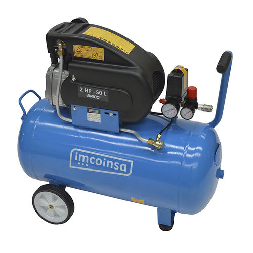 Luftkompressor - BRICO series - IMCOINSA - elektrisch / auf Rollen / ölgeschmiert