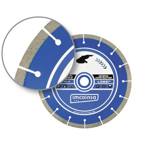 Trennscheibe für Stein - 2162 series  - IMCOINSA - für Beton / diamantbeschichtet / Lamellen