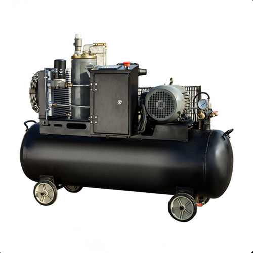 Tankmontierter Kompressor - AHX series - Guangzhou AirHorse Compressor co., ltd - 2-Schrauben / Luft / mit Elektromotor